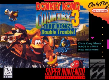 Donkey Kong Country 3 - Dixie Kong's Double Trouble! (USA) (En,Fr) box cover front